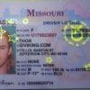 Missouri (MO) Drivers License- Scannable Fake ID