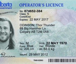 (AB) Alberta Operator’s Licence – Scannable Fake ID