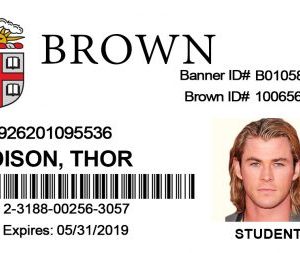 Brown Card – University Student ID