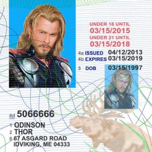 Maine (ME) under 21 Drivers License – Scannable Fake ID